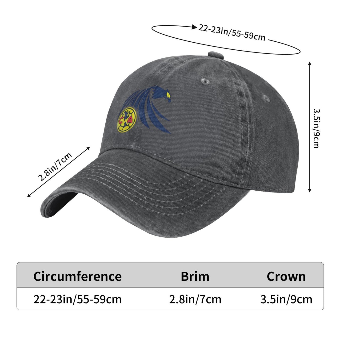 Club America Eagle Printed unisex baseball cap adjustable cap outdoor sun hats trucker hat