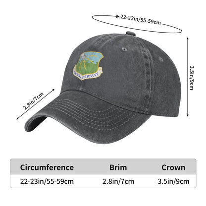 Air University Printed unisex baseball cap adjustable cap veteran gift