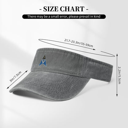 Space Delta 6 Emblem Printing adjustable Empty Top Baseball Sun Cap unisex outdoor sport hat veterans gift