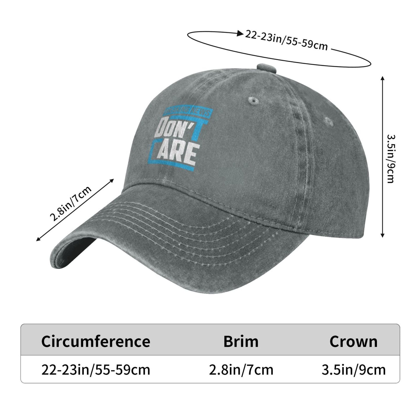 Breaking News I Don't Care (3) Printed unisex baseball cap adjustable cap outdoor sun hats trucker hat