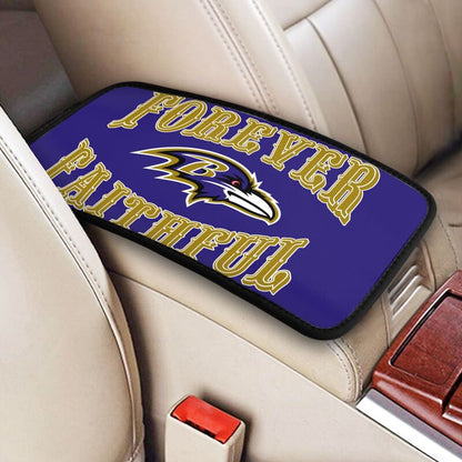 Baltimore Ravens Print car armrest box cover armrest protective cover