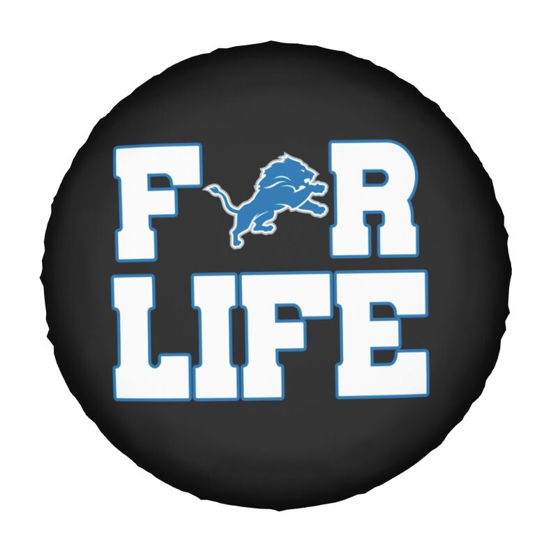 Detroit Lions Printing tire protection cover car spare tire dust protection cover