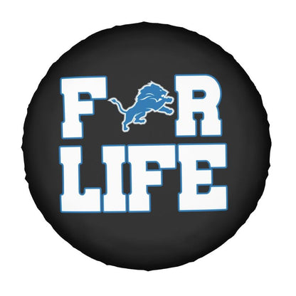 Detroit Lions Printing tire protection cover car spare tire dust protection cover