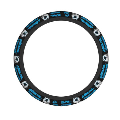 Carolina Panthers Printed car protective cover elastic steering wheel cover