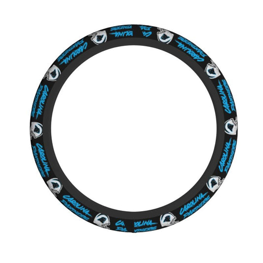 Carolina Panthers Printed car protective cover elastic steering wheel cover