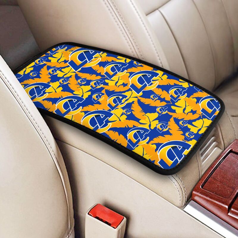 Los Angeles Rams printing Center console armrest pad car armrest protective cover car