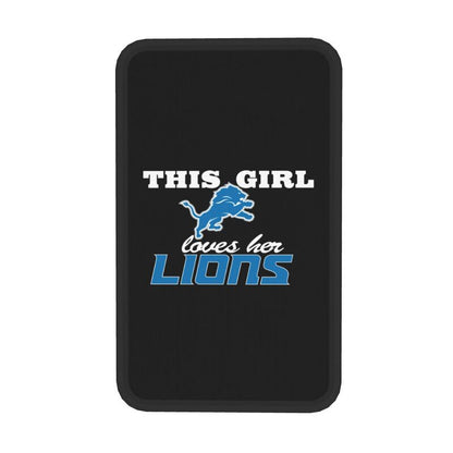 Detroit Lions Printing car center console pad car armrest protective cover