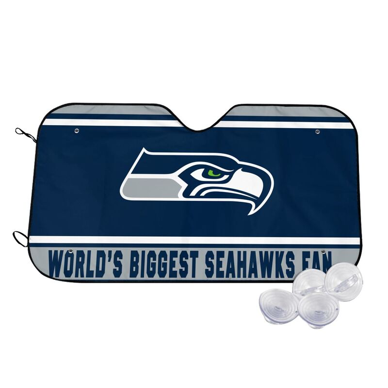 Seattle Seahawks Printing is suitable for car front windshield sunshades Car windshield sunshades