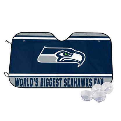 Seattle Seahawks Printing is suitable for car front windshield sunshades Car windshield sunshades