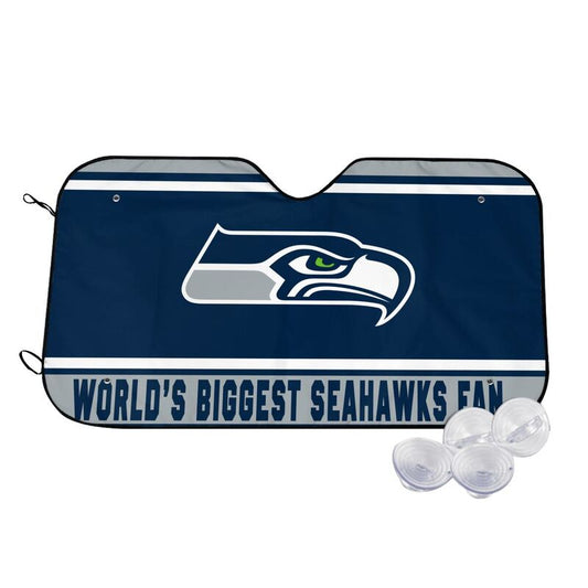 Seattle Seahawks Printing is suitable for car front windshield sunshades Car windshield sunshades