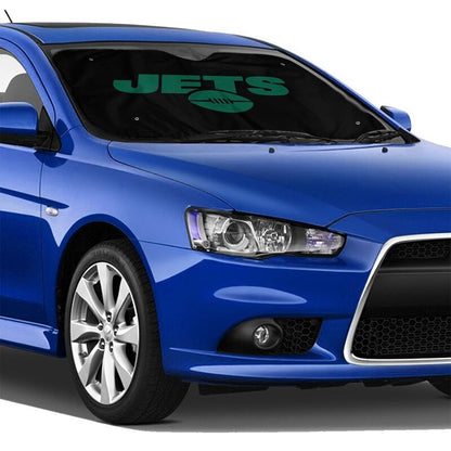 New York Jets Printed multi size front windshield sunshade car windshield sunshade