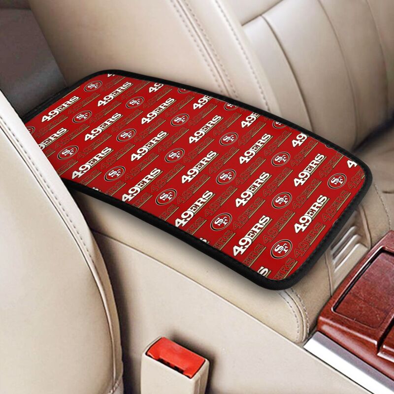 San Francisco 49ers  Printed armrest protective cover car armrest box cushion