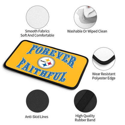 Pittsburgh Steelers Print car armrest box cover armrest protective cover