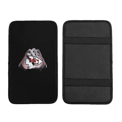Kansas City Chiefs Printed car center armrest box pad anti slip pad