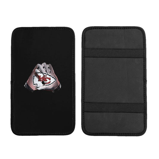Kansas City Chiefs Printed car center armrest box pad anti slip pad