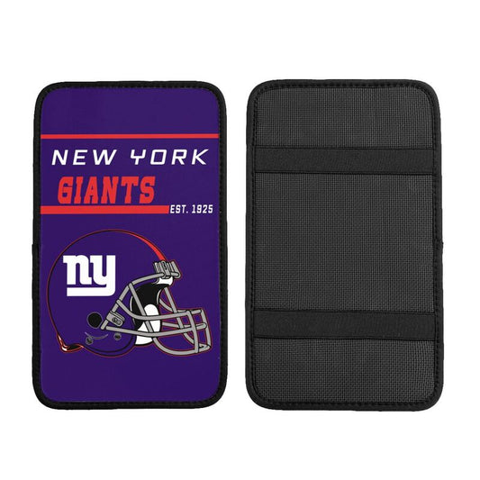 New York Giants Print car armrest box cushion armrest protective cover