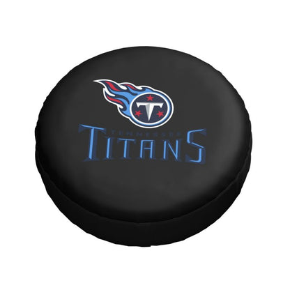 Tennessee Titans 2 Car tire protective cover waterproof and dustproof tire cover