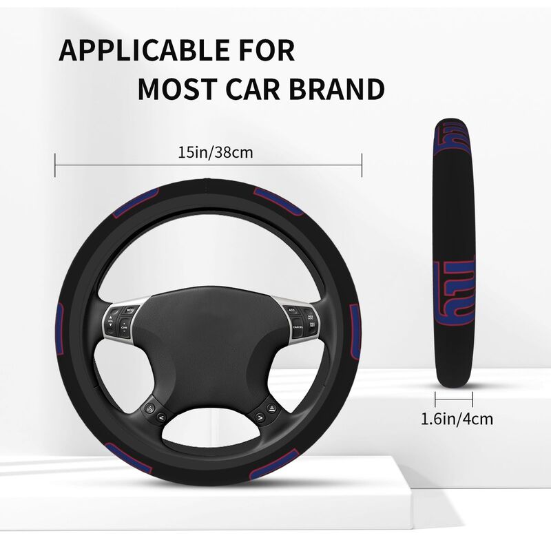 New York Giants Printed elastic steering wheel cover car steering wheel protective cover