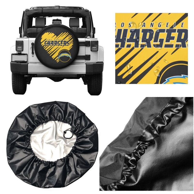 San Diego Chargers Printed car spare tire dust protection cover tire protection cover
