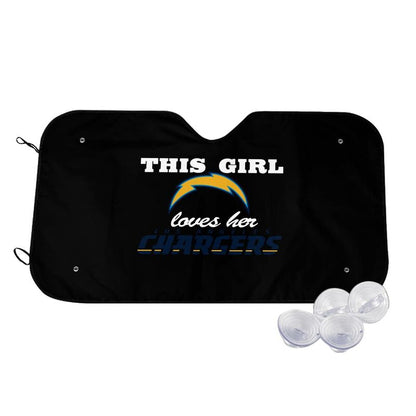 San Diego Chargers Printing multi size car front windshield sunshade car windshield sunshade