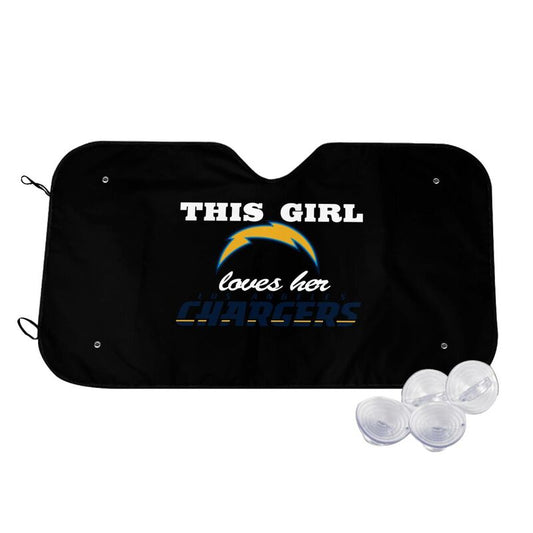San Diego Chargers Printing multi size car front windshield sunshade car windshield sunshade
