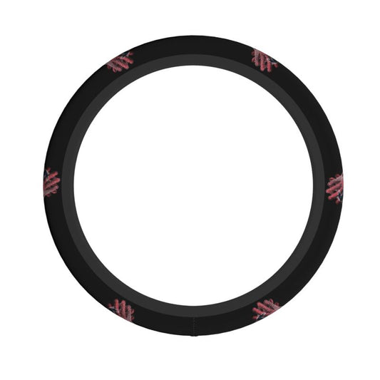 Houston Texans 4 Printed breathable elastic steering wheel cover anti slip cover