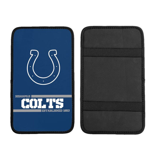 Indianapolis Colts Printed car armrest box pad Protective pad