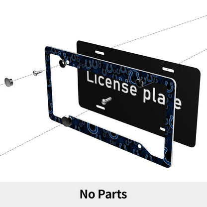 Indianapolis Colts Print Car license plate frame four hole license plate holder (one pair)