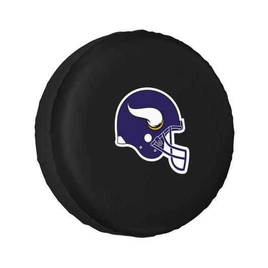Minnesota Vikings 3 Car tire protective cover waterproof and dustproof tire cover