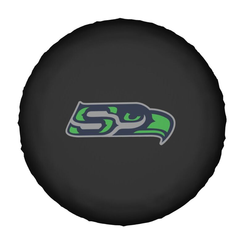 Seattle Seahawks 4 Printing tire protection cover car sun protection tire protection covers
