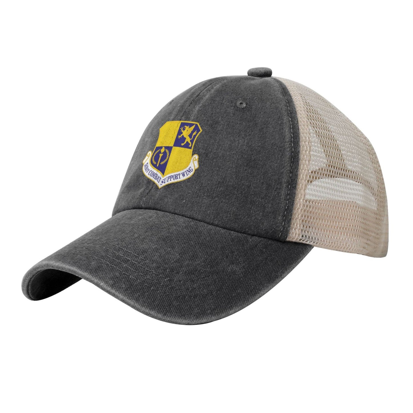 501st Combat Support Wing Printed unisex baseball cap adjustable grid baseball cap veteran gift