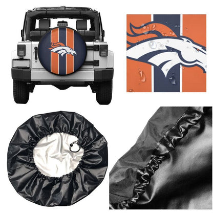 Denver Broncos 2 Tyre protective cover car dustproof sunscreen tyre protective cover