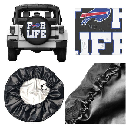 Buffalo Bills Printing tire protection cover car spare tire dust protection cover