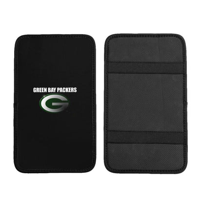 Car armrest box pad Green Bay Packers 3 Printed central armrest box pad protective pad