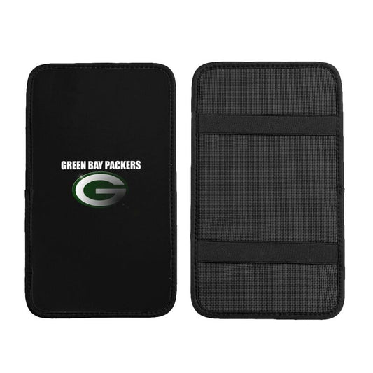 Car armrest box pad Green Bay Packers 3 Printed central armrest box pad protective pad