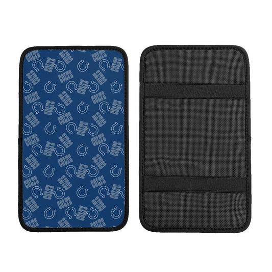 Indianapolis Colts  Printed armrest protective cover car armrest box cushion