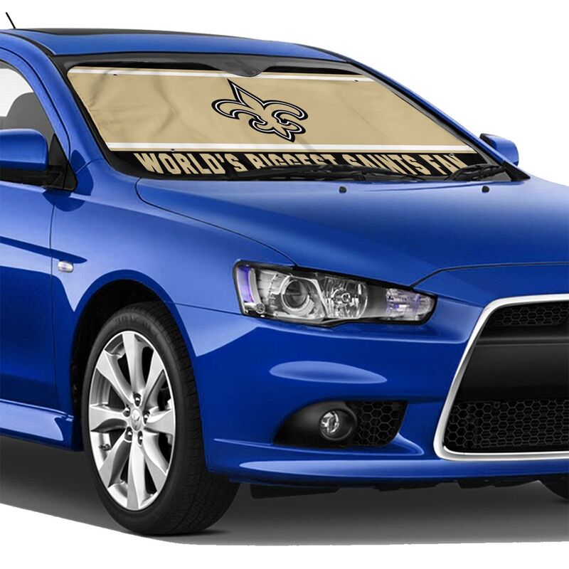 New Orleans Saints Printing is suitable for car front windshield sunshades Car windshield sunshades