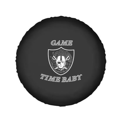 Las Vegas Raiders 3 Car tire protective cover waterproof and dustproof tire cover