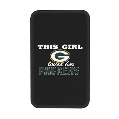 Green Bay Packers Printing car center console pad car armrest protective cover