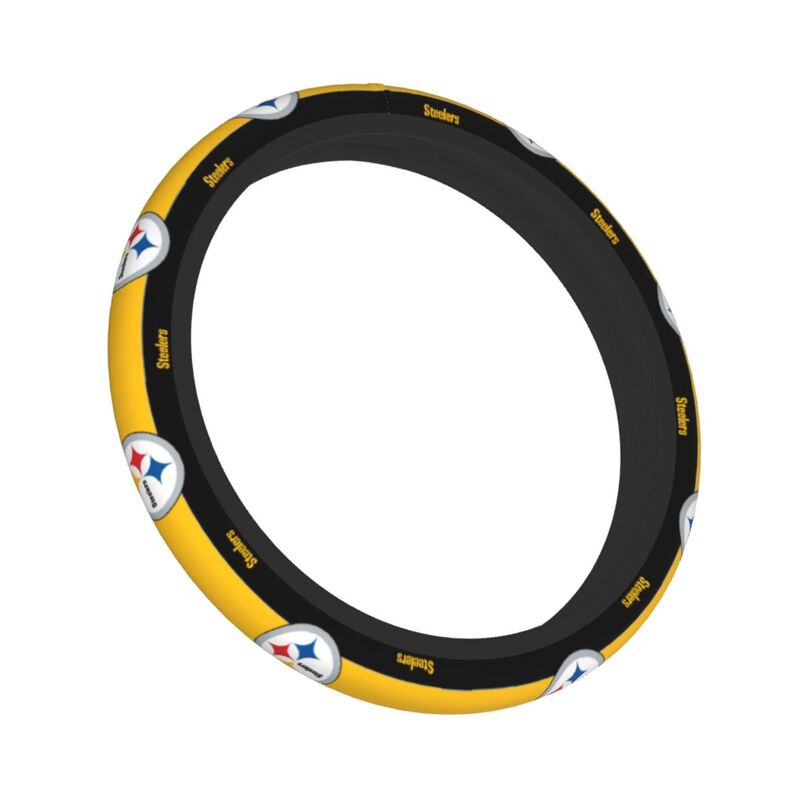 Pittsburgh Steelers 1 Printed breathable anti slip cover elastic steering wheel cover