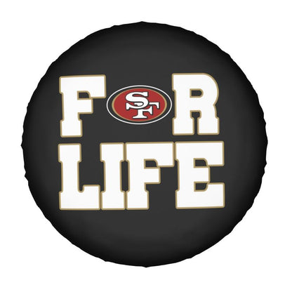 San Francisco 49ers Printing tire protection cover car spare tire dust protection cover