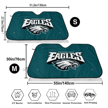 Philadelphia Eagles 2 Printing Car windshield sunshades is suitable front windshield sunshades