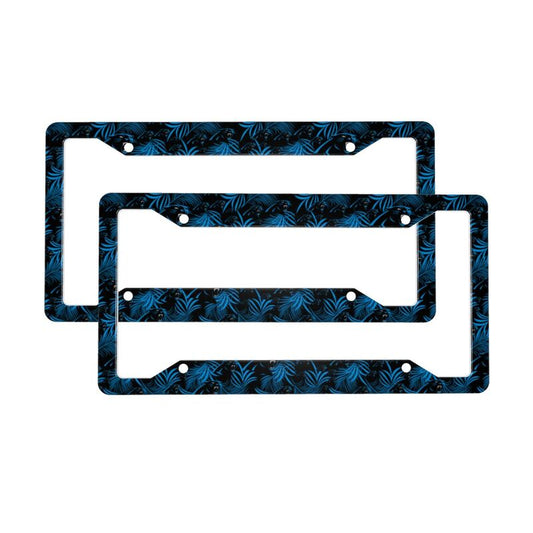 Carolina Panthers Print Car license plate frame four hole license plate holder (one pair)