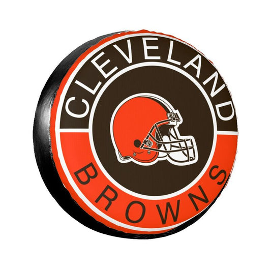 Cleveland Browns Printed tire protection cover car spare tire dust protection covers