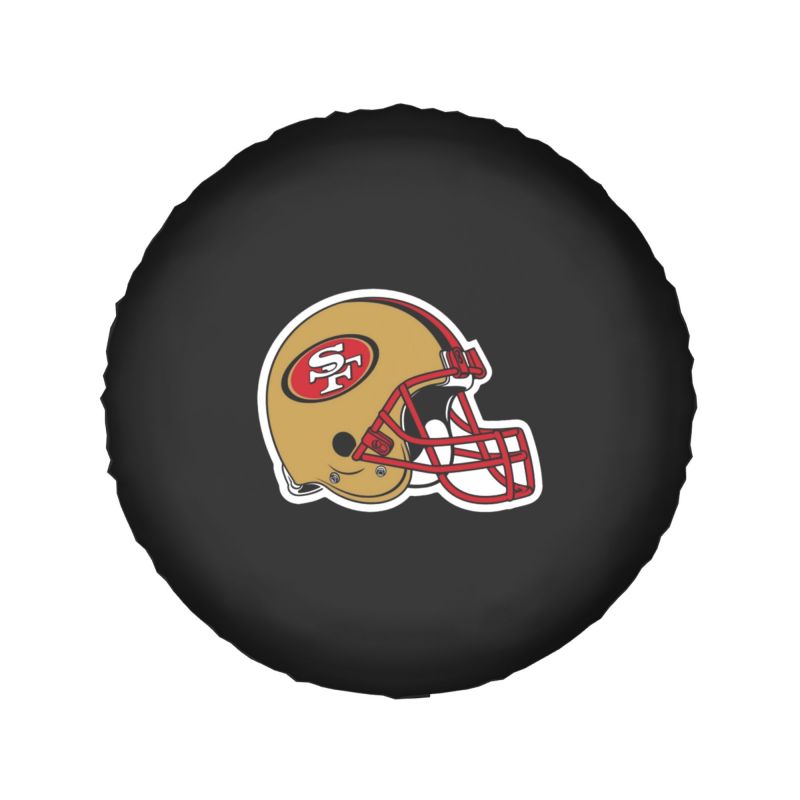 San Francisco 49ers 2 Car tire protective cover waterproof and dustproof tire cover