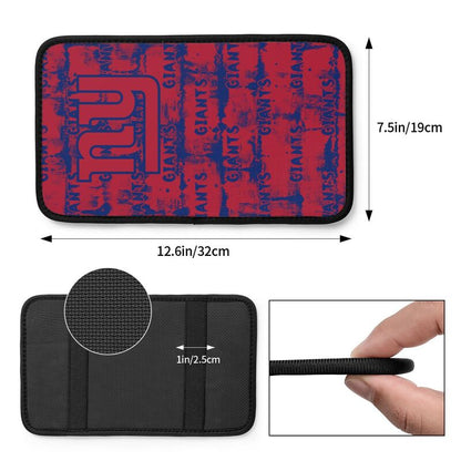 New York Giants print Car armrest box protective cover car center console armrest pad