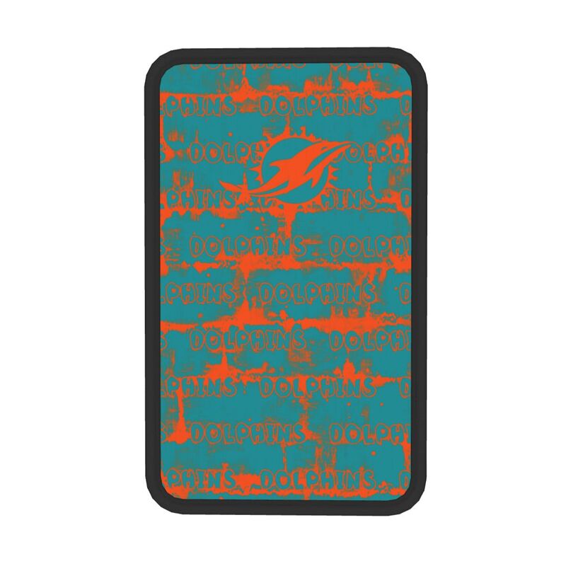 Miami Dolphins print Car armrest box protective cover car center console armrest pad