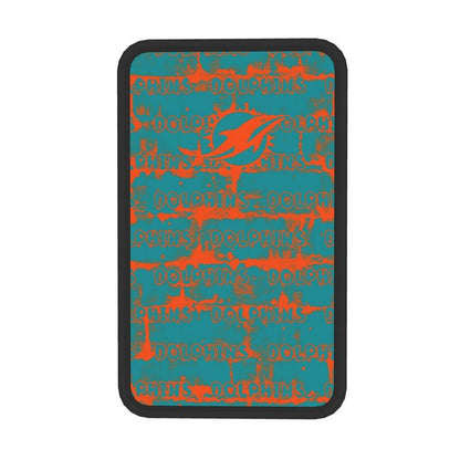 Miami Dolphins print Car armrest box protective cover car center console armrest pad