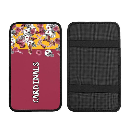 Arizona Cardinals print Car center console armrest pad car armrest protective cover