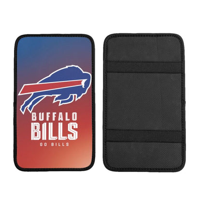 Car armrest box pad Buffalo Bills Printed central armrest box pad protective pad